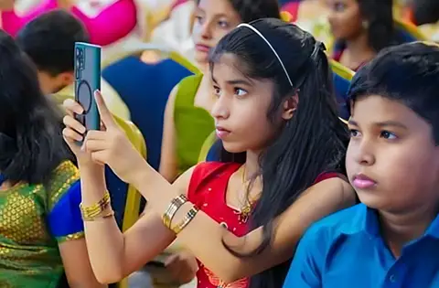 Kids in Onam Attire