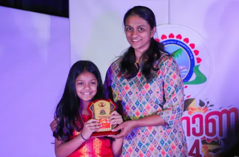 Receiving Prizes from Vice President
